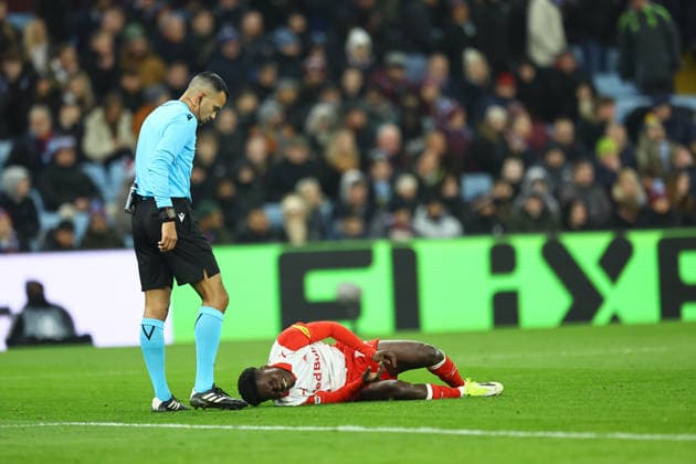 SOCCER - UEFA EL, Aston Villa vs RBS BIRMINGHAM,ENGLAND,29.JAN.26 - SOCCER - UEFA Europa League, Aston Villa FC vs Red Bull Salzburg. Image shows Edmund Baidoo (RBS).  GEPAxpictures xMichaelxZemanek