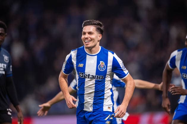 January 29, 2026, Porto, Porto, Portugal: PORTO, PORTUGAL - JANUARY 29: FRANCISCO MOURA from FC Porto is seen celebrating his goal during the UEFA Europa League 2025 26 MD8 match between FC Porto and Rangers FC, at Estadio do Dragao on January 29, 2026 in Porto, Portugal Porto Portugal - ZUMAl192 20260129_zsp_l192_047 Copyright: xMiguelxLemosx