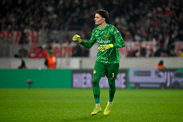 GOAL for 2 1 Armin Gigovic BSC Young Boys Bern 37 Goal kick Action Goal chance not in picture Goal celebration Goalkeeper Marvin Keller BSC Young Boys Bern 01 VfB Stuttgart vs Young Boys Bern YB EUROPA LEAGUE EL 29 01 2026 DFL REGULATIONS PROHIBIT ANY USE OF PHOTOGRAPHS AS IMAGE SEQUENCES AND OR QUASI VIDEO VfB Stuttgart vs Young Boys Bern YB