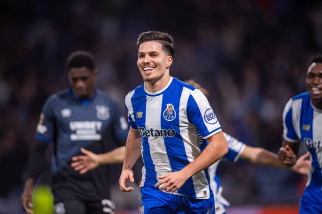 January 29, 2026, Porto, Porto, Portugal: PORTO, PORTUGAL - JANUARY 29: FRANCISCO MOURA from FC Porto is seen celebrating his goal during the UEFA Europa League 2025 26 MD8 match between FC Porto and Rangers FC, at Estadio do Dragao on January 29, 2026 in Porto, Portugal Porto Portugal - ZUMAl192 20260129_zsp_l192_049 Copyright: xMiguelxLemosx