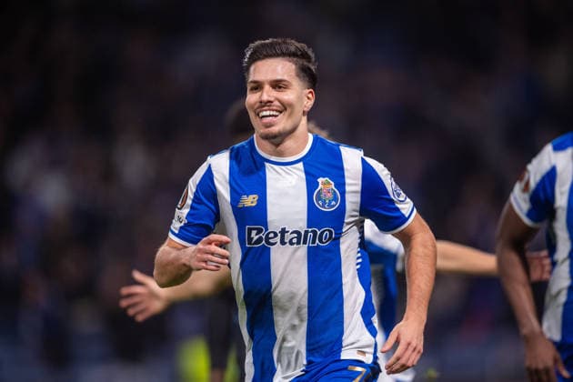 January 29, 2026, Porto, Porto, Portugal: PORTO, PORTUGAL - JANUARY 29: FRANCISCO MOURA from FC Porto is seen celebrating his goal during the UEFA Europa League 2025 26 MD8 match between FC Porto and Rangers FC, at Estadio do Dragao on January 29, 2026 in Porto, Portugal Porto Portugal - ZUMAl192 20260129_zsp_l192_050 Copyright: xMiguelxLemosx