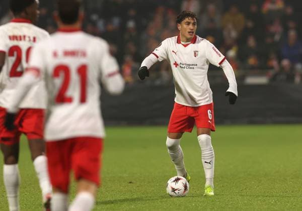 Vitor Carvalho of Braga during the match Go Ahead Eagles vs Braga at the De Adelaarshorst for the UEFA Europa League season 2025 2026 in DEVENTER, Netherlands on 29 january 2026 Photo by Peter Lous EYE4IMAGES
