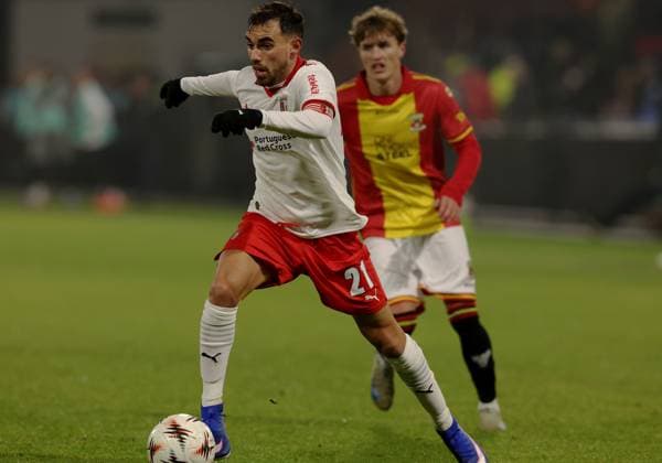 Ricardo Horta of Braga during the match Go Ahead Eagles vs Braga at the De Adelaarshorst for the UEFA Europa League season 2025 2026 in DEVENTER, Netherlands on 29 january 2026 Photo by Peter Lous EYE4IMAGES