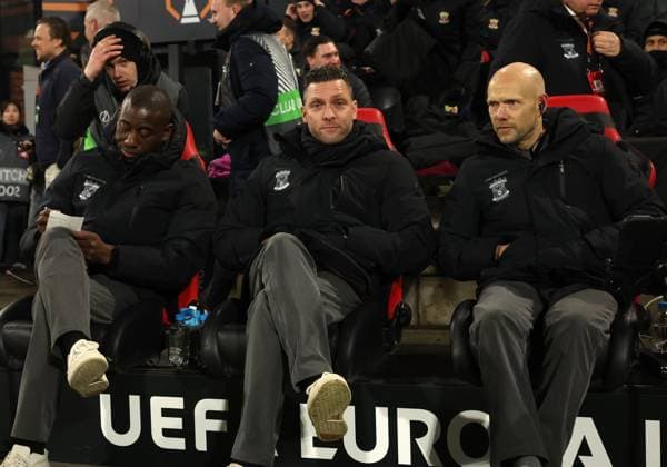 head coach Melvin Boel of Go Ahead Eagles during the match Go Ahead Eagles vs Braga at the De Adelaarshorst for the UEFA Europa League season 2025 2026 in DEVENTER, Netherlands on 29 january 2026 Photo by Peter Lous EYE4IMAGES