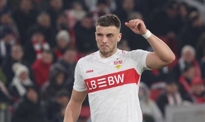 Stuttgart, Football Europa League , VfB Stuttgart vs BSC Young Boys Bern , Ermedin Demirovic VfB
