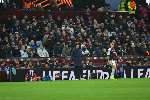 SOCCER - UEFA EL, Aston Villa vs RBS BIRMINGHAM,ENGLAND,29.JAN.26 - SOCCER - UEFA Europa League, Aston Villa FC vs Red Bull Salzburg. Image shows head coach Thomas Letsch (RBS).  GEPAxpictures xMichaelxZemanek