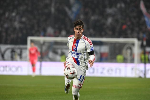 Football : Olympique Lyonnais v PAOK FC - UEFA Europa League 29 01 2026 Afonso Moreira of Lyon scoring goal during the UEFA Europa league match between Olympique Lyonnais and PAOK FC at Groupama Stadium Decines Charpieu Lyon France on January 29 2026 LYONFrance  Copyright: xMouradxAllilix
