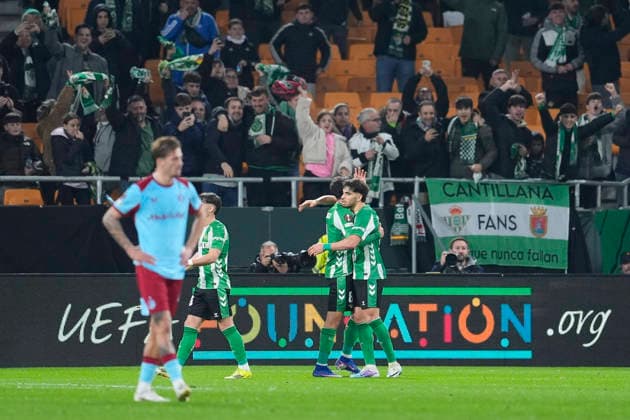 Fußball, EuroLeague, Real Betis Sevilla - Feyenoord Rotterdam #5 January 29, 2026, Sevilla, Sevilla, Spain: Abde Ezzalzouli of Real Betis Balompie celebrates a goal during the UEFA Europa League 2025 26 League Phase MD8 match between Real Betis Balompie and Feyenoord at La Cartuja stadium on January 29, 2026 in Seville, Spain. Sevilla Spain - ZUMAa181 20260129_zaa_a181_052 Copyright: xJoaquinxCorcherox