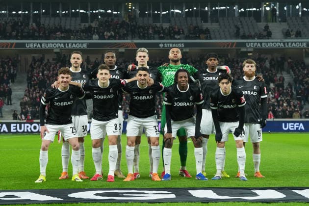 Team photo , France, Football, UEFA Europa League, Matchday 8, League phase, 2025 2026, OSC Lille vs SC Freiburg, 29 01 2026, Stade Pierre Mauroy, Lille, France Lille Stade Pierre Mauroy DÃ partements Nord, Hauts de Fra France Copyright: xArnexAmbergx