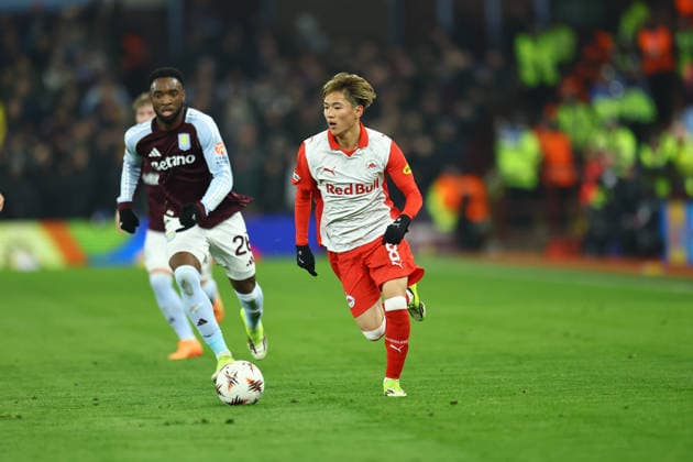 SOCCER - UEFA EL, Aston Villa vs RBS BIRMINGHAM,ENGLAND,29.JAN.26 - SOCCER - UEFA Europa League, Aston Villa FC vs Red Bull Salzburg. Image shows Sota Kitano (RBS).  GEPAxpictures xMichaelxZemanek