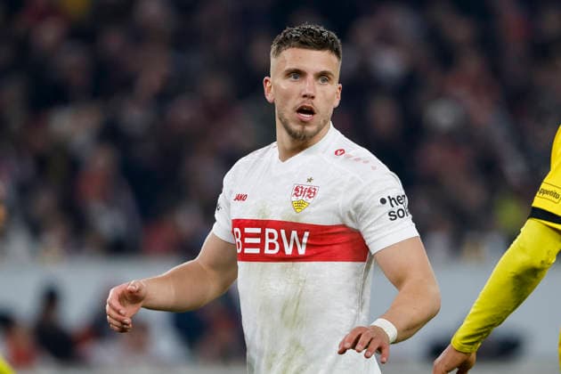 Ermedin Demirovic VfB Stuttgart, 09 , Germany, Football, UEFA Europa League, Matchday 8, 2025 2026, VfB Stuttgart vs Young Boys Bern, 29 01 2026, Stuttgart MHP Arena Germany Copyright: xGrantxHubbsx