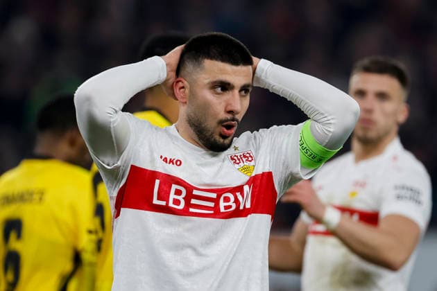 Deniz Undav VfB Stuttgart, 26 , Germany, Football, UEFA Europa League, Matchday 8, 2025 2026, VfB Stuttgart vs Young Boys Bern, 29 01 2026, Stuttgart MHP Arena Germany Copyright: xGrantxHubbsx