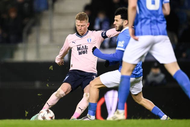 260129 Anders Christiansen of Malmö FF during the UEFA Europa League football match between KRC Genk and Malmö FF on January 29, 2026 in Genk Photo Simon Hastegard BILDBYRAN kod SH SH0684 fotboll football soccer fotball uefa europa league europa league krc genk malmö ff bbeng  Copyright: SIMONxHASTEGARD BB260129SH061