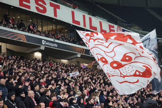 FOOTBALL : LOSC Lille vs Freiburg - UEFA Europa League - 29 01 2026 Supporters de Lille lors du match LOSC Lille vs Freiburg, UEFA Europa League phase de ligue, Decathlon Arena stade Pierre Mauroy, le 29 janvier 2026 - photo Laurent Sanson PsnewZ  Copyright: xLaurentxSANSONx xPsnewZx