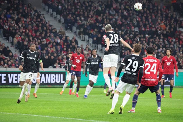 FOOTBALL : LOSC Lille vs Freiburg - UEFA Europa League - 29 01 2026 Matthias GINTER (SC Freiburg) lors du match LOSC Lille vs Freiburg, UEFA Europa League phase de ligue, Decathlon Arena stade Pierre Mauroy, le 29 janvier 2026 - photo Laurent Sanson PsnewZ  Copyright: xLaurentxSANSONx xPsnewZx