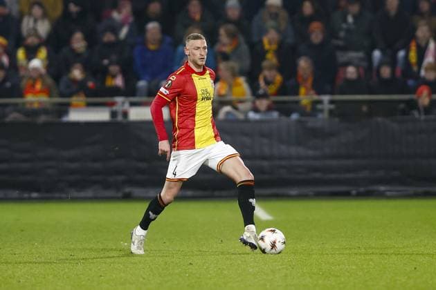 DEVENTER , 29-01-2026 , Stadium De Adelaarshorst , season 2025 2026 , UEFA Europa League League phase . match between Go Ahead Eagles and SC Braga, Picture shows GA Eagles player Joris Kramer Go Ahead Eagles - Braga  x201172640x Copyright:
