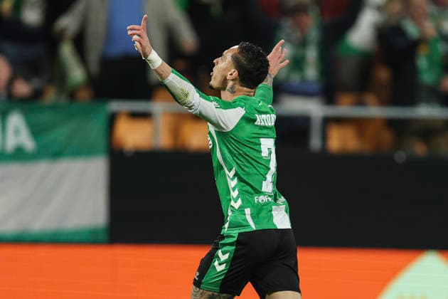 Fußball, EuroLeague, Real Betis Sevilla - Feyenoord Rotterdam #6 ESP: Real Betis - Feyenoord. UEFA Europa League. Matchday 8 Antony Dos Santos of Real Betis during the UEFA Europa League match, between Real Betis and Feyenoord, Matchday 8, played at La Cartuja Stadium on January 29, 2026 in Sevilla, Spain. kpng Copyright: xAntonioxPozox xPRESSINx AP_260129_BET_FEY_024