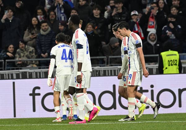Football : Olympique Lyonnais v PAOK FC - UEFA Europa League 29 01 2026 Khalis MERAH of Lyon scoring goal during the UEFA Europa league match between Olympique Lyonnais and PAOK FC at Groupama Stadium Decines Charpieu Lyon France on January 29 2026 LYONFrance  Copyright: xMouradxAllilix