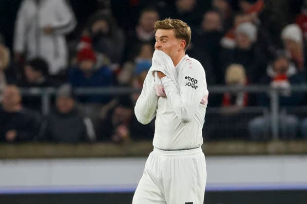 Maximilian Mittelstädt, Mittelstadt VfB Stuttgart, 07 after the 2 2 , Germany, Football, UEFA Europa League, Matchday 8, 2025 2026, VfB Stuttgart vs Young Boys Bern, 29 01 2026, Stuttgart MHP Arena Germany Copyright: xGrantxHubbsx