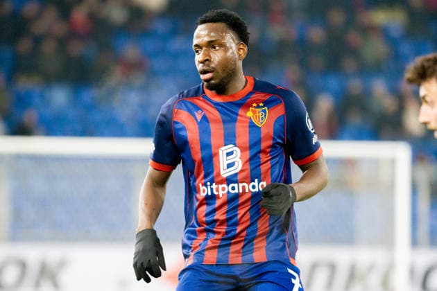 29 01 2026, Basel, St Jakob Park, Europa League FC Basel Viktoria Plzen, 7 Philip Otele Basel Basel St Jakob Park Basel Switzerland Copyright: xJustPictures.ch PascalxvonxBürenx jp-en-PaVoB-Pavo_Fotografie-00961