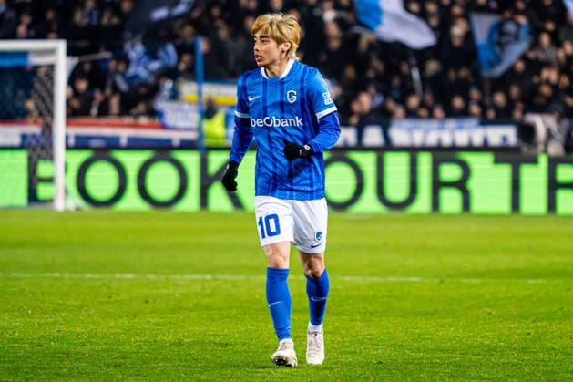 2026-01-29 KRC Genk v Malmo FF - UEFA Europa League 2025 26 League Phase MD8 GENK, BELGIUM - JANUARY 29: Junya Ito of KRC Genk looks on during the UEFA Europa League 2025 26 League Phase MD8 match between KRC Genk and Malmo FF at Cegeka Arena on January 29, 2026 in Genk, Belgium. (Photo by Gabriel Calvino Alonso BSR Agency) Genk Belgium Content not available for redistribution in The Netherlands directly or indirectly through any third parties. Copyright: xBSRxAgencyx