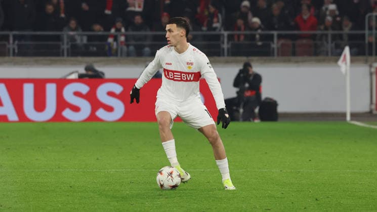 Stuttgart, Football Europa League , VfB Stuttgart vs BSC Young Boys Bern , Bilal El Khannouss VfB