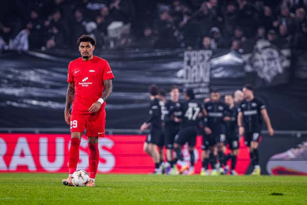 STURM GRAZ - BRANN BERGEN Noah Holm of Brann during the league phase of UEFA Europa league football match between SK Sturm Graz and SK Brann Bergen. Graz, Austria, January 29, 2026. Photo by Branislav Racko Copyright: xx 080A0694