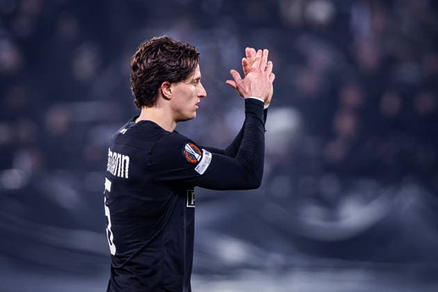 STURM GRAZ - BRANN BERGEN Tim Oermann of Sturm during the league phase of UEFA Europa league football match between SK Sturm Graz and SK Brann Bergen. Graz, Austria, January 29, 2026. Photo by Branislav Racko Copyright: xx 080A0911