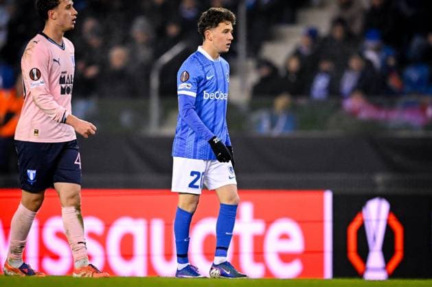 KRC Genk v Malmo - UEFA Europa League GENK, BELGIUM - JANUARY 29 : Karetsas Konstantinos midfielder of KRC Genk during the UEFA Europa League 2025 26 League Phase MD8 match between KRC Genk and Malmo on January 29, 2026 in Genk, Belgium, 29 01 2026  Copyright: xTomasxSiskx