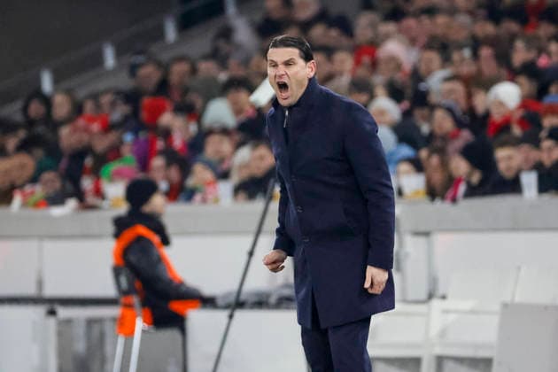 Gerardo Seoane BSC Young Boys, Coach , Germany, Football, UEFA Europa League, Matchday 8, 2025 2026, VfB Stuttgart vs Young Boys Bern, 29 01 2026, Stuttgart MHP Arena Germany Copyright: xGrantxHubbsx