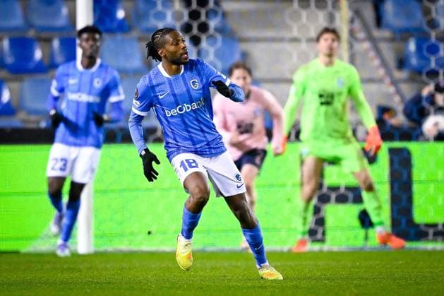 KRC Genk v Malmo - UEFA Europa League GENK, BELGIUM - JANUARY 29 : Kayembe Dito Joris defender of KRC Genk during the UEFA Europa League 2025 26 League Phase MD8 match between KRC Genk and Malmo on January 29, 2026 in Genk, Belgium, 29 01 2026  Copyright: xTomasxSiskx