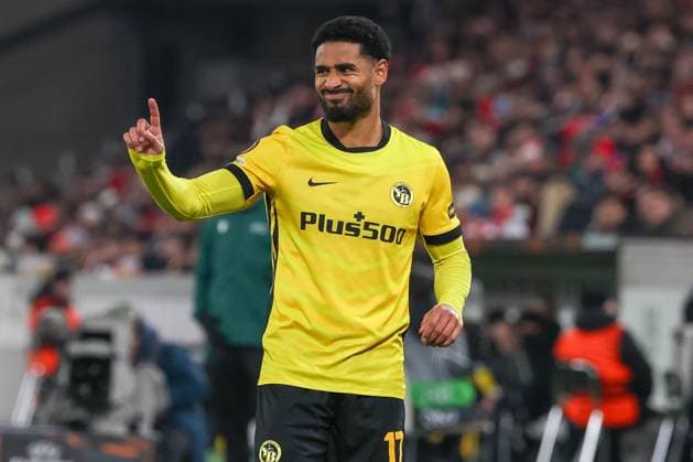 Saidy Janko 17 BSC Young Boys Bern gestures, VfB Stuttgart vs BSC Young Boys Bern, Football, Men, UEFA Europa League, Season 2025 2026, 8 Matchday, 29 01 2026 DFB regulations prohibit any use of photographs as image sequences and or quasi video Stuttgart Baden Wuerttemberg Germany Copyright: xkolbert-press MartinxAgüerax