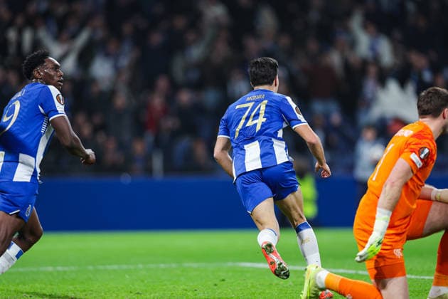January 29, 2026, Porto, Porto, Portugal: Francisco Moura of Fc Porto celebrates goal during the Uefa Europa League - League phase, matchday 8 between FC Porto and Rangers Football Club at Estadio Dragao, in Porto, Portugal, on January 29, 2026. Porto Portugal - ZUMAe141 20260129_zsp_e141_054 Copyright: xLuisxEirasx