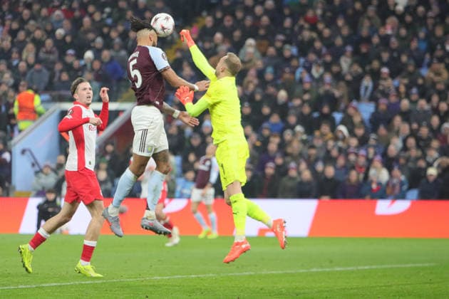 Aston Villa v Salzburg, Europa League Tyrone Mings of Aston Villa scores their second goal during the Europa League match between Aston Villa and Salzburg at Villa Park, Birmingham, UK on 29 January 2026. Birmingham Villa Park West Midlands UK Editorial use only , Copyright: xAlunxRobertsx PSI-23649-0040