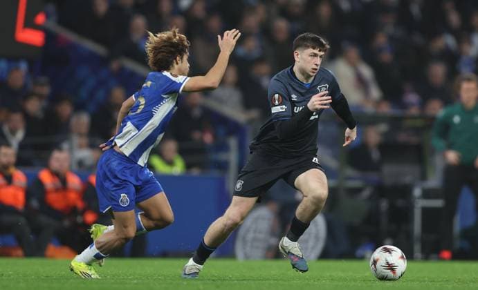 Mikey Moore of Rangers Porto v Rangers, UEFA Europa League, Group Stage, Football, Estadio do Dragao, Porto, Portugal - 29 Jan 2026Porto Estadio do Dragao Portugal EDITORIAL USE ONLY No use with unauthorised audio, video, data, fixture lists, club league logos or live services. Online in-match use limited to 120 images, no video emulation. No use in betting, games or single club league player publications. Copyright: xKieranxMcManus Shutterstockx 16445878ad