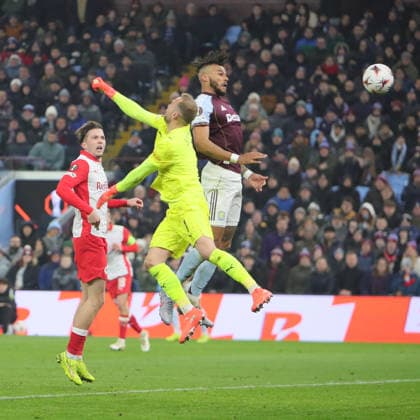 Aston Villa v Salzburg, Europa League Tyrone Mings of Aston Villa scores their second goal during the Europa League match between Aston Villa and Salzburg at Villa Park, Birmingham, UK on 29 January 2026. Birmingham Villa Park West Midlands UK Editorial use only , Copyright: xAlunxRobertsx PSI-23649-0042