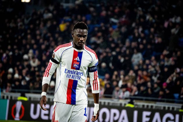 OL - PAOK à Décines-Charpieu le 29 janvier 2026. Nicolas Liponne MAXPPP - Décines-Charpieu 29 01 2026 Moussa Niakhaté lors du match de football entre l Olympique Lyonnais (OL) et PAOK Salonique dans le cadre de la 8e journée de ligue Europa au stade de Lyon Groupama Stadium, à Décines-Charpieu, le 29 janvier 2026. Football match between Olympique Lyonnais (OL) and PAOK Thessaloniki as part of the eighth matchday of the Europa League at the Groupama Stadium in Lyon, Décines-Charpieu, on January 29, 2026. Décines-Charpieu Auvergne Rhône-Alpes France  Copyright: xMAXPPPxNicolasxLiponnex NLP202601295476 NLP202601295476