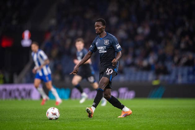 FC Porto v Rangers FC - UEFA Europa League 2025 26 League Phase MD8 Mohamed Diomande of Rangers FC is seen in action during the UEFA Europa League 2025 26 MD8 match between FC Porto and Rangers FC at Estadio do Dragao in Porto, Portugal, on January 29, 2026. Porto Portugal  Copyright: xMiguelxLemosx originalFilename:lemos-fcportox260129_npKt7.jpg