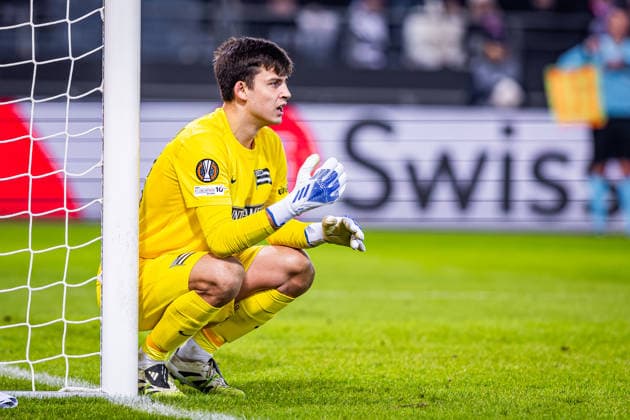 STURM GRAZ - BRANN BERGEN Daniil Khudiakov of Sturm during the league phase of UEFA Europa league football match between SK Sturm Graz and SK Brann Bergen. Graz, Austria, January 29, 2026. Photo by Branislav Racko Copyright: xx 080A0950
