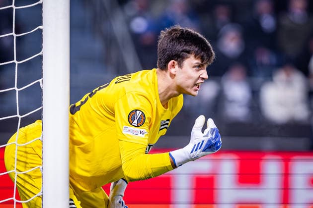 STURM GRAZ - BRANN BERGEN Daniil Khudiakov of Sturm during the league phase of UEFA Europa league football match between SK Sturm Graz and SK Brann Bergen. Graz, Austria, January 29, 2026. Photo by Branislav Racko Copyright: xx 080A0967