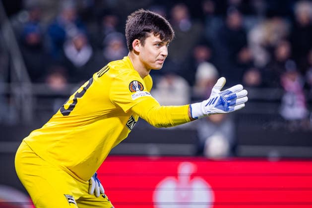 STURM GRAZ - BRANN BERGEN Daniil Khudiakov of Sturm during the league phase of UEFA Europa league football match between SK Sturm Graz and SK Brann Bergen. Graz, Austria, January 29, 2026. Photo by Branislav Racko Copyright: xx 080A0983