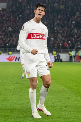 Goal for 3 2 by Chema Andreas VfB Stuttgart, 30 , Cheers, Goal celebration GER, VfB Stuttgart vs BSC Young Boys Bern, Football, UEFA Europa League, Men, Matchday 8, Season 2025 2026, 29 01 2026, GER, VfB Stuttgart vs BSC Young Boys Bern, Football, UEFA Europa League, Men, Matchday 8, Season 2025 2026, 29 01 2026 Stuttgart Copyright: xEibner-Pressefoto WolfgangxFrankx EP_WFK