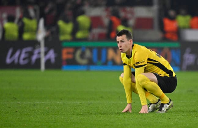 after the match Sandro Lauper BSC Young Boys Bern 30 VfB Stuttgart vs Young Boys Bern YB EUROPA LEAGUE EL 29 01 2026 DFL REGULATIONS PROHIBIT ANY USE OF PHOTOGRAPHS AS IMAGE SEQUENCES AND OR QUASI VIDEO VfB Stuttgart vs Young Boys Bern YB