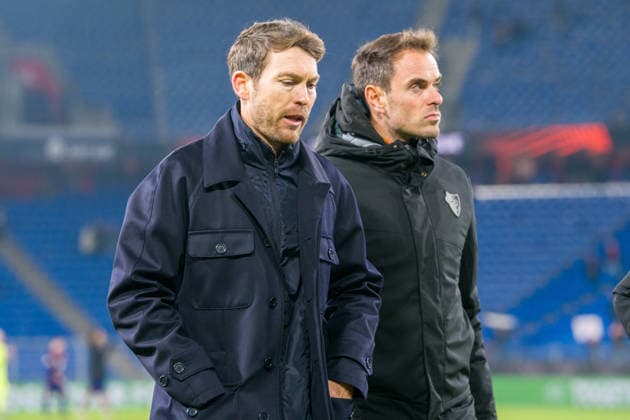 29 01 2026, Basel, St Jakob Park, Europa League FC Basel Viktoria Plzen, head coach Stephan Lichtsteiner Basel Basel St Jakob Park Basel Switzerland Copyright: xJustPictures.ch PascalxvonxBürenx jp-en-PaVoB-Pavo_Fotografie-02239
