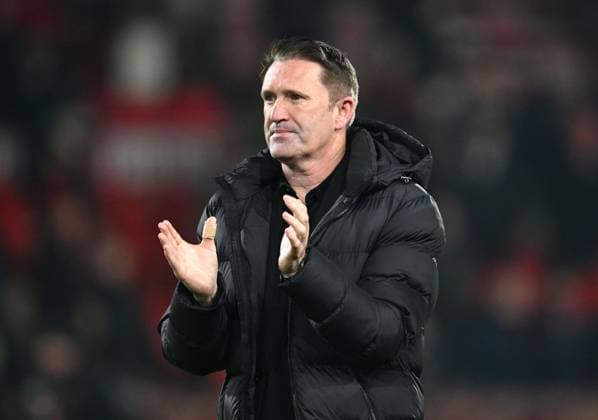 Robbie Keane manager of Ferencvaros applauds the fans at full time Nottingham Forest v Ferencvaros, UEFA Europa League, Group Stage, Football, City Ground, Nottingham, UK - 29 Jan 2026Nottingham City Ground United Kingdom EDITORIAL USE ONLY No use with unauthorised audio, video, data, fixture lists, club league logos or live services. Online in-match use limited to 120 images, no video emulation. No use in betting, games or single club league player publications. Copyright: xAnnaxGowthorpe Shutterstockx 16445882ai
