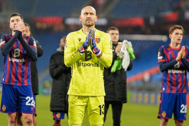 UEFA Europa League 2025 26 Matchday 8, Thursday 29 01 2026 FC Basel 1893 vs Viktoria Pilsen St Jakob Park Basel, Switzerland Mirko Salvi 13, FC Basel Copyright: xValentinxDomgjonix