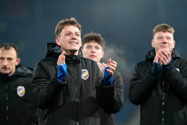 Jiri Panos (20 FC Viktoria Plzen), left, celebrating with team after winning the UEFA Europa League match between FC Basel 1893 and FC Viktoria Plzen at St. Jakob-Park, Basel, Switzerland. Copyright: xPriscilaxBütlerx xSPPx Sportspressphoto_SPR86827