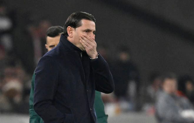 Coach Coach Gerardo Seoane BSC Young Boys Bern Gesture Gesture VfB Stuttgart vs Young Boys Bern YB EUROPA LEAGUE EL 29 01 2026 DFL REGULATIONS PROHIBIT ANY USE OF PHOTOGRAPHS AS IMAGE SEQUENCES AND OR QUASI VIDEO VfB Stuttgart vs Young Boys Bern YB