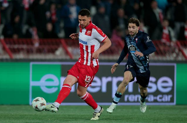 Crvena Zvezda v Celta Vigo, UEFA Europa League, League Phase, season 2025-2026 Belgrade, Serbia. 29th Jan, 2026. Crvena Zvezda s Milos Veljkovic during the UEFA Europa League match between Crvena Zvezda (Red Star) and Celta Vigo in Belgrade, Serbia, Jan. 29, 2026. Belgrade Serbia Copyright: xPedjaxMilosavljevic STARSPORTx 2026x