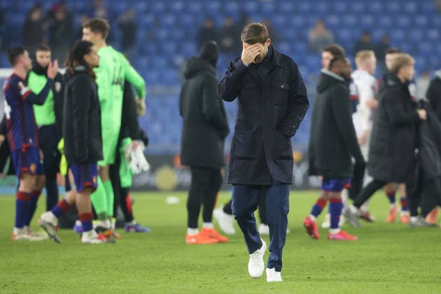FC Basel Viktoria Pilsen Coach Stephan Lichtsteiner FC Basel 29 01 2026 Stadion St Jakob Park Basel, SWITZERLAND, Season 2025 2026 Men Soccer UEFA Europa League FC Basel Viktoria Pilsen Coach Stephan Lichtsteiner FC Basel